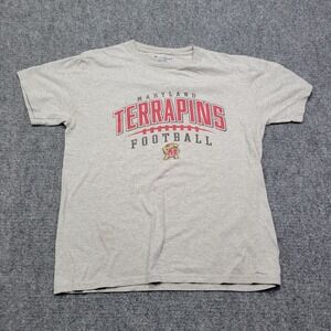 Champion Maryland Terrapins‎ Shirt Youth L Gray Football NCAA Tee T-Shirt Kids